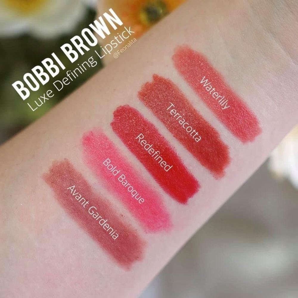 Bobbi Brown Luxe Defining Lipstick Bold Baroque $40 Sold Out Viral Color Smudge - Picture 5 of 10